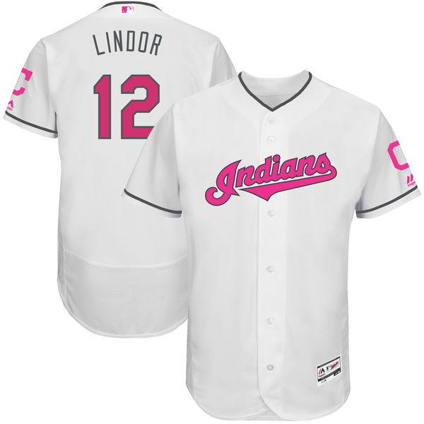 Men's Cleveland Indians Flex Base Custom Jersey MLBC0125